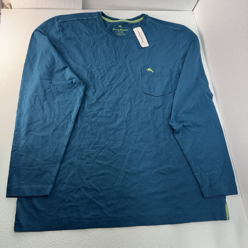Tommy Bahama Bali Skyline Long Sleeve Shirt - Size XL - Blue Lagoon